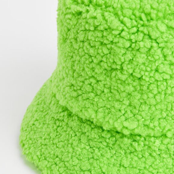 NWOT H&M Bucket Hat in Neon Green - Picture 2 of 6